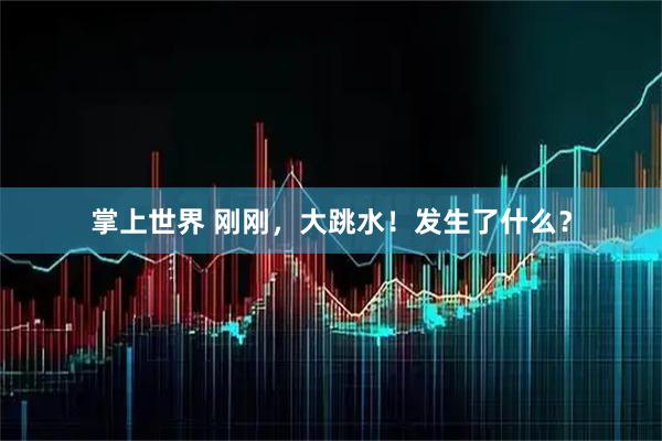 掌上世界 刚刚,大跳水!发生了什么?